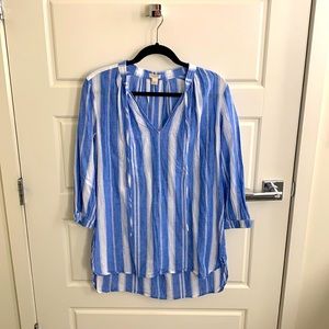 J Crew Top/Beach Coverup!